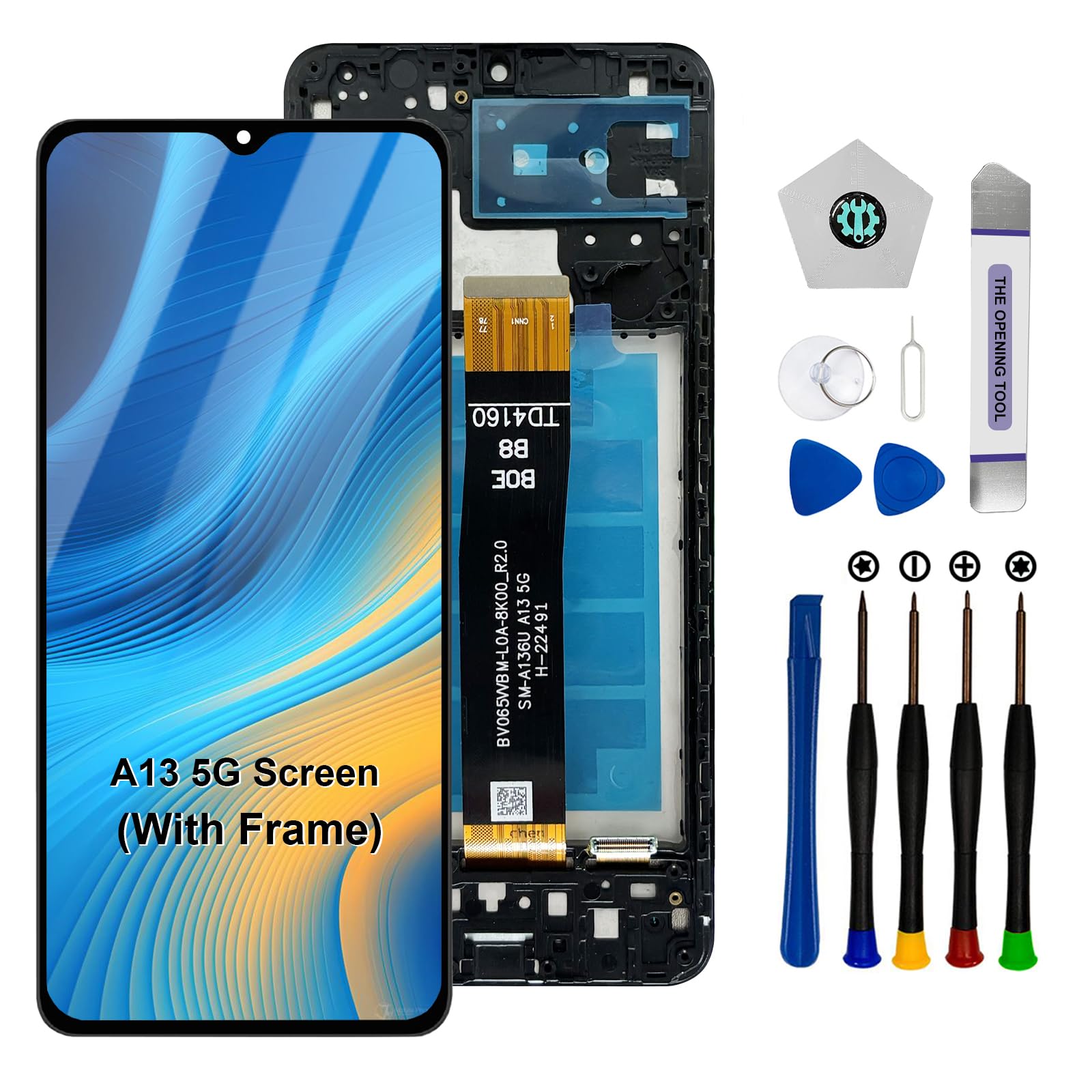 Amazon.com: for Samsung Galaxy A13 5G Screen Replacement Kit with